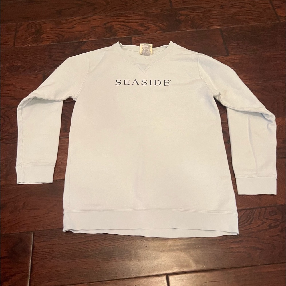 Seaside kids apparel blue sweatshirt youth large